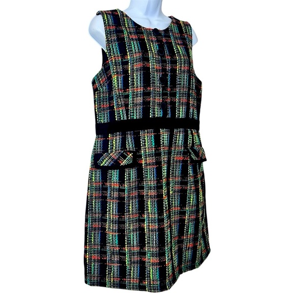 Hutch Bright Time To Start Tweed Sheath Dress size XL NWT - Picture 2 of 11